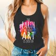 Earth Without Art Is Just Eh Painting Artist Pun Art Teacher Flowy Tank, gift for family, gift for coworker
