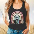 ESL Squad Teacher Crew Team Back To School English Rainbow Flowy Tank, gift for family, gift for coworker ESL Squad Teacher Crew Team Back To School English Rainbow Flowy Tank, gift for family, gift for coworker