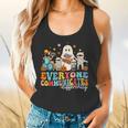 Everyone Communicates Differently Halloween SLP Sped Teacher Flowy Tank, gift for family, gift for coworker Everyone Communicates Differently Halloween SLP Sped Teacher Flowy Tank, gift for family, gift for coworker