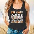 Everyone Communicates Differently Halloween Sped Teacher Flowy Tank, gift for family, gift for coworker Everyone Communicates Differently Halloween Sped Teacher Flowy Tank, gift for family, gift for coworker