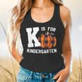 Fall Kindergarten Teacher K Is For Buffalo Plaid Pumpkin Flowy Tank, gift for family, gift for coworker Fall Kindergarten Teacher K Is For Buffalo Plaid Pumpkin Flowy Tank, gift for family, gift for coworker