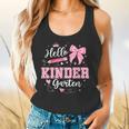 First Day Of School Teacher Girl Coquette Hello Kindergarten Flowy Tank, gift for family, gift for coworker