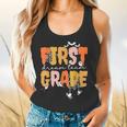 First Grade Dream Retro Team Fall Halloween Spooky Teachers Flowy Tank, gift for family, gift for coworker First Grade Dream Retro Team Fall Halloween Spooky Teachers Flowy Tank, gift for family, gift for coworker