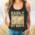 Geography Teacher Easily Distracted By Maps Flowy Tank, gift for family, gift for coworker Geography Teacher Easily Distracted By Maps Flowy Tank, gift for family, gift for coworker