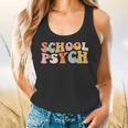 Groovy Retro School Psych Teacher School Psychologist For Men Women Girls Kids Flowy Tank, gift for family, gift for coworker