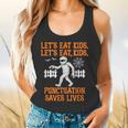 Halloween Lets Eat Kids Punctuation Teacher Flowy Tank, gift for family, gift for coworker