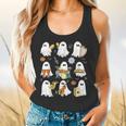 Halloween Ghost Music Teacher Playing Instruments Flowy Tank, gift for family, gift for coworker Halloween Ghost Music Teacher Playing Instruments Flowy Tank, gift for family, gift for coworker