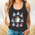 Halloween PE Teacher Ghost Playing Sports Physical Education Flowy Tank, gift for family, gift for coworker