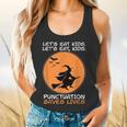 Halloween Teacher Witch Lets Eat Kids Punctuation Flowy Tank, gift for family, gift for coworker Halloween Teacher Witch Lets Eat Kids Punctuation Flowy Tank, gift for family, gift for coworker