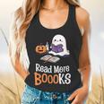 Halloween Teacher Women Cute Reading Ghost Read More Books Flowy Tank, gift for family, gift for coworker Halloween Teacher Women Cute Reading Ghost Read More Books Flowy Tank, gift for family, gift for coworker