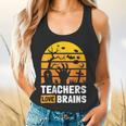 Halloween Teachers Science Math Teachers Love Brains Flowy Tank, gift for family, gift for coworker