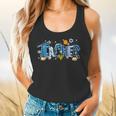 Hanukkah Leopard Plaid Teacher Chanukah Jewish Women Men Flowy Tank, gift for family, gift for coworker