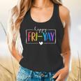 Happy Fri-Yay Fri Yay Teacher Student Friday Weekend Flowy Tank, gift for family, gift for coworker