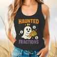 Haunted By Fractions Math Halloween Teacher Flowy Tank, gift for family, gift for coworker