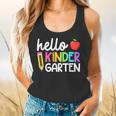 Hello Kindergarten Team Kinder Back To School Teacher Kids Flowy Tank, gift for family, gift for coworker