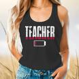 Humor Teacher Empty Battery Power Men Women Flowy Tank, gift for family, gift for coworker