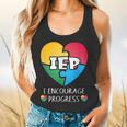 IEP I Encourage Progress Special Education School Teacher Flowy Tank, gift for family, gift for coworker