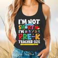 I'm Not Short I'm Pre-K Teacher Size Back To School Teacher Flowy Tank, gift for family, gift for coworker