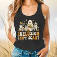Inclusion Isn't Scary Mummy Boo Ghost Halloween SLP Teacher Flowy Tank, gift for family, gift for coworker Inclusion Isn't Scary Mummy Boo Ghost Halloween SLP Teacher Flowy Tank, gift for family, gift for coworker
