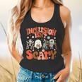 Inclusion Isn't Scary SLP Sped Teacher Halloween Flowy Tank, gift for family, gift for coworker Inclusion Isn't Scary SLP Sped Teacher Halloween Flowy Tank, gift for family, gift for coworker