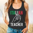 Italian Teacher Italy Italia Back To School First Day Flowy Tank, gift for family, gift for coworker Italian Teacher Italy Italia Back To School First Day Flowy Tank, gift for family, gift for coworker
