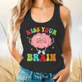 Kiss Your Brain Calm Mindset Teacher Kids Boys Girls Women Flowy Tank, gift for family, gift for coworker