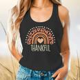 Leopard Rainbow Thankful Thanksgiving Teacher Women Kids Flowy Tank, gift for family, gift for coworker Leopard Rainbow Thankful Thanksgiving Teacher Women Kids Flowy Tank, gift for family, gift for coworker