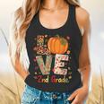 Love 2nd Grade Happy Fall Thanksgiving For 2nd Teacher For Men Women Girls Kids Flowy Tank, gift for family, gift for coworker