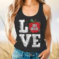LOVE Apple 3rd Grade Teacher Student School Flowy Tank, gift for family, gift for coworker LOVE Apple 3rd Grade Teacher Student School Flowy Tank, gift for family, gift for coworker