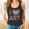 I Love Art Artist Painter Colorful Painting Art Teacher Flowy Tank, gift for family, gift for coworker I Love Art Artist Painter Colorful Painting Art Teacher Flowy Tank, gift for family, gift for coworker