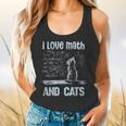 I Love Math And Cats Cat Lover Science Teacher Student Flowy Tank, gift for family, gift for coworker