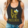 Love Preschool Back To School Yellow Bee Preschool Teacher For Men Women Girls Kids Flowy Tank, gift for family, gift for coworker