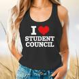 I Love Student Council Student Teacher Flowy Tank, gift for family, gift for coworker