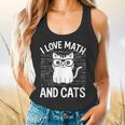 Math And Cats Apparel For Teachers Students Cat Lovers Flowy Tank, gift for family, gift for coworker