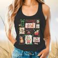 Merry And Bright Christmas Gingerbread Santa Book Teacher Flowy Tank, gift for family, gift for coworker Merry And Bright Christmas Gingerbread Santa Book Teacher Flowy Tank, gift for family, gift for coworker