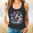 Microscope Flower Butterfly Biology Science Teacher Student Flowy Tank, gift for family, gift for coworker