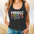 Middle School Crew Retro Teacher Student Vintage Flowy Tank, gift for family, gift for coworker