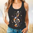 Music Note Symbol Halloween For Music Teacher Musicians Flowy Tank, gift for family, gift for coworker