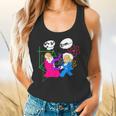 Nerdy Pythagoras Fighting Over C Squared Math Teacher Flowy Tank, gift for family, gift for coworker