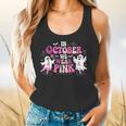 In October We Wear Pink Ballet Ghost Teacher Breast Cancer Flowy Tank, gift for family, gift for coworker In October We Wear Pink Ballet Ghost Teacher Breast Cancer Flowy Tank, gift for family, gift for coworker