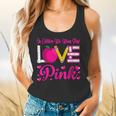 In October We Wear Pink Love Teacher Breast Cancer Awareness Flowy Tank, gift for family, gift for coworker