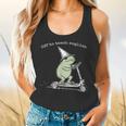 Off To Teach English Scooter Frog ESL Teacher Literature Flowy Tank, gift for family, gift for coworker