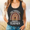 One Thankful Math Teacher Leopard Rainbow Thanksgiving Flowy Tank, gift for family, gift for coworker One Thankful Math Teacher Leopard Rainbow Thanksgiving Flowy Tank, gift for family, gift for coworker