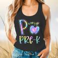 P Is For Pre-K Preschool Teacher Tie Dye Back To School Flowy Tank, gift for family, gift for coworker