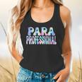 Paraprofessional Groovy Back To School Cute Teachers Women Flowy Tank, gift for family, gift for coworker