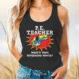 PE Physical Education Teacher Superhero Power School Flowy Tank, gift for family, gift for coworker