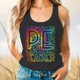 PE Teacher Phys Ed Tie Dye Physical Education Appreciation Flowy Tank, gift for family, gift for coworker