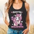 Pink Unicorn Spanish Teacher Regalos Para Bilingue Teacher Flowy Tank, gift for family, gift for coworker Pink Unicorn Spanish Teacher Regalos Para Bilingue Teacher Flowy Tank, gift for family, gift for coworker
