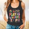Play Is Learning Teacher First Day Of School Back To School Flowy Tank, gift for family, gift for coworker Play Is Learning Teacher First Day Of School Back To School Flowy Tank, gift for family, gift for coworker