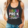Pre-K Crew Teacher Team Squad Hello Back School Graduation Flowy Tank, gift for family, gift for coworker Pre-K Crew Teacher Team Squad Hello Back School Graduation Flowy Tank, gift for family, gift for coworker